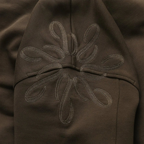 BROWN LOGO SOSO HOODIE