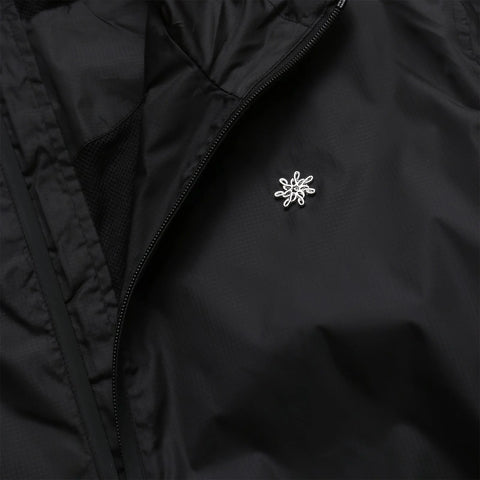 Black Logo Windbreaker