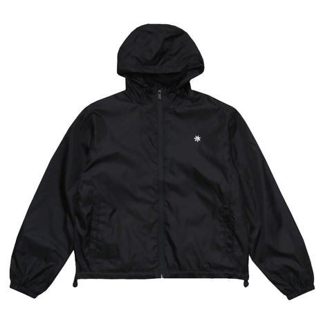 Black Logo Windbreaker